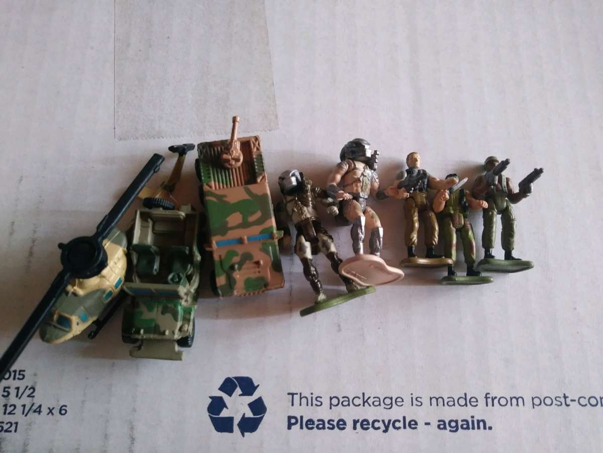 predator micro machines vintage playset