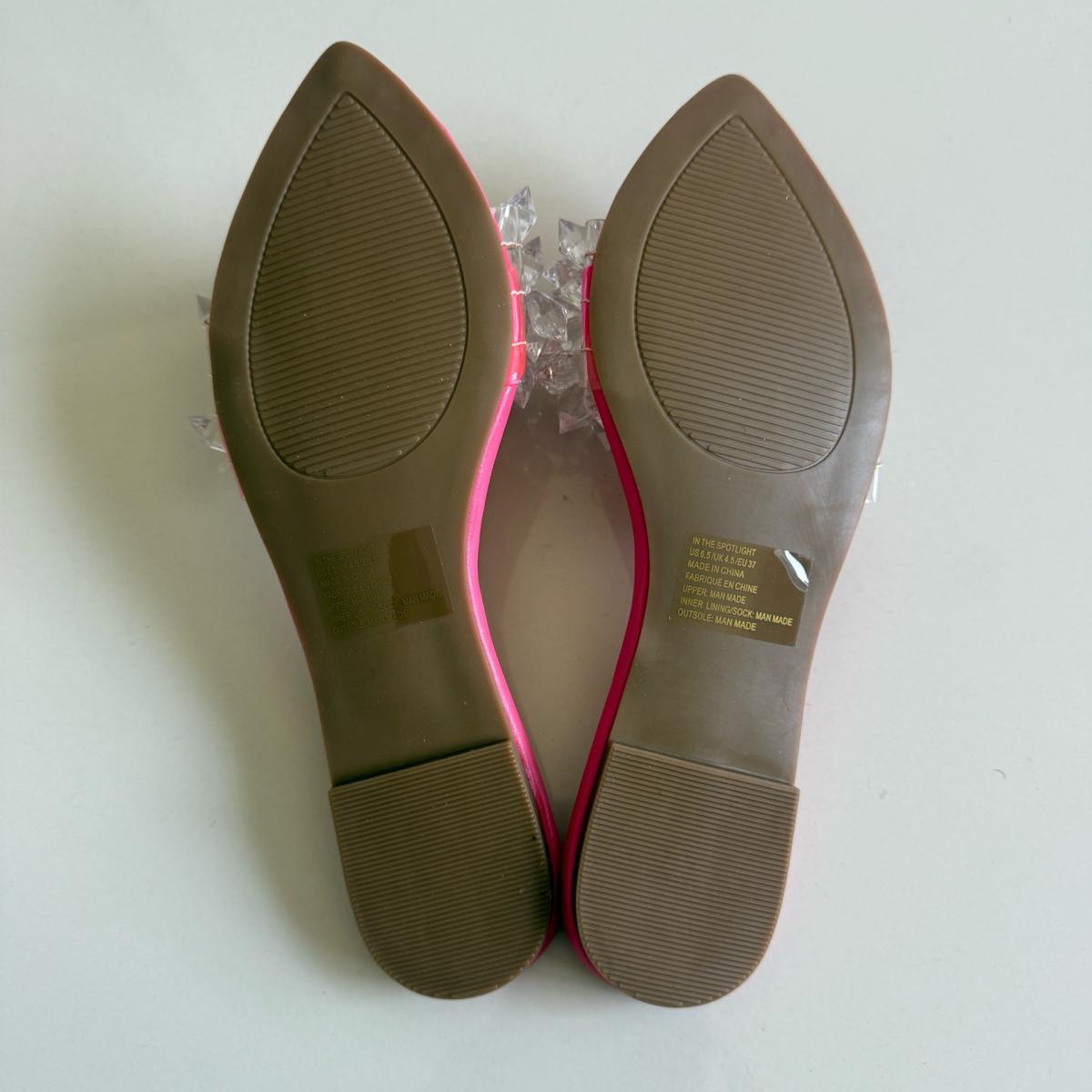 ShoeDazzle In The Spotlight Hot Pink Crystal Embellished