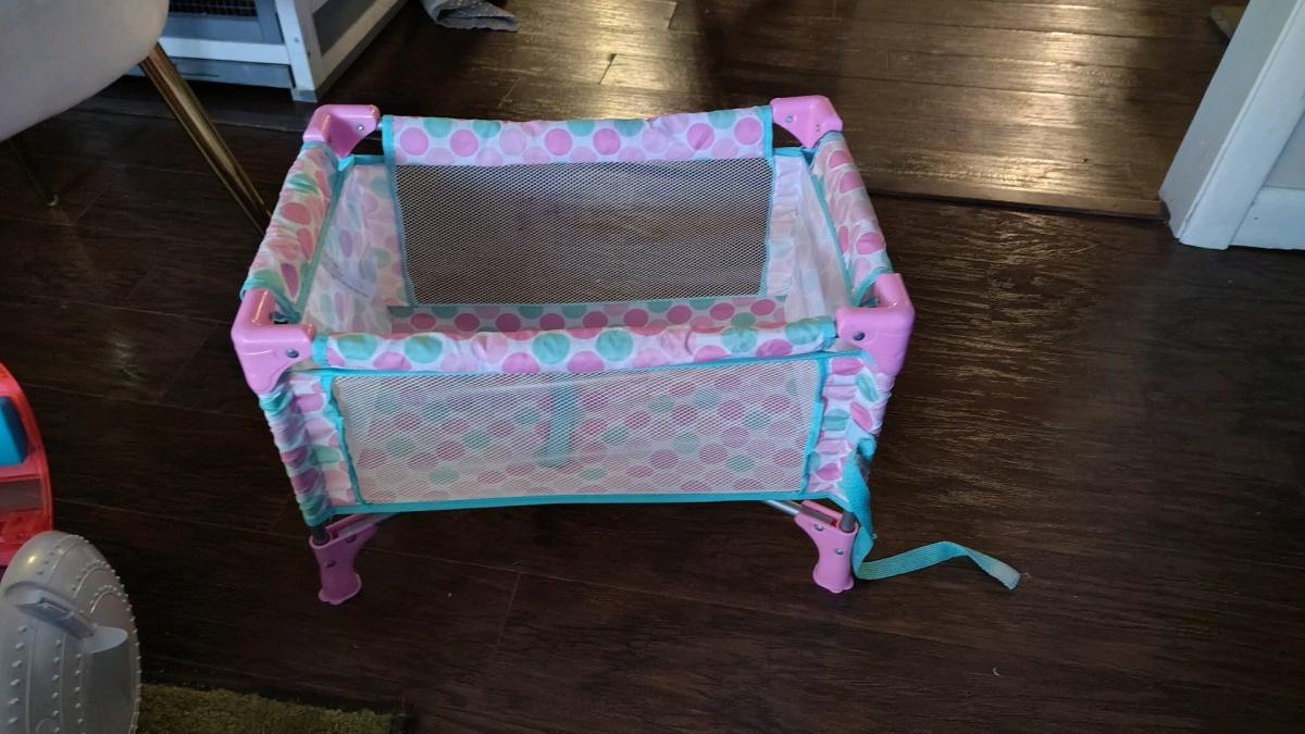 Reborn baby dolls with car seat  playpen  bassinet more