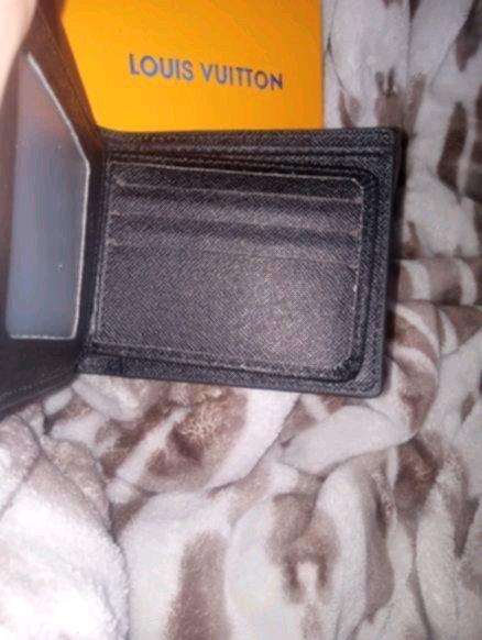 black Louis Vuitton wallet