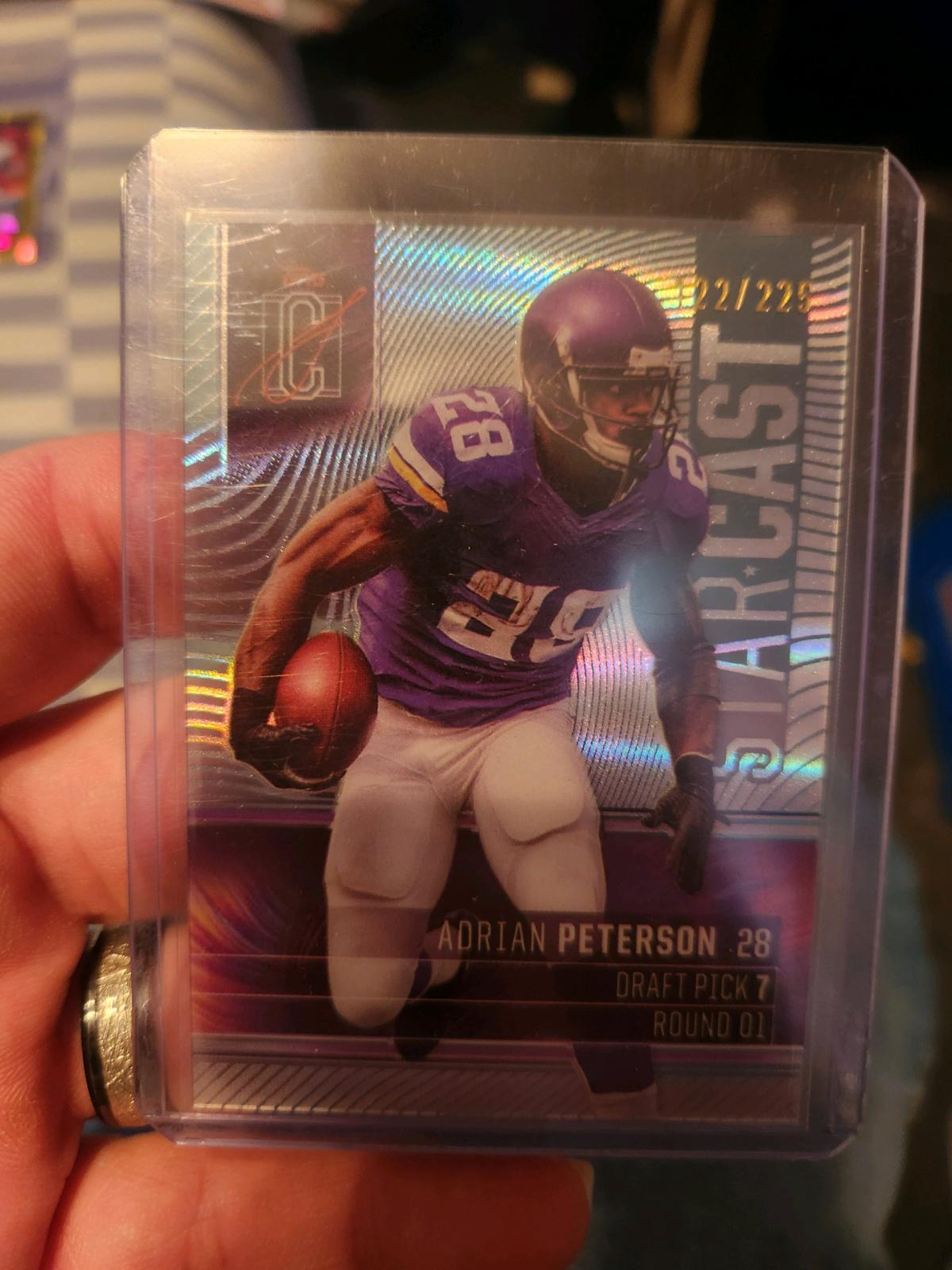 2025 Topps Signature Football Adrian Peterson