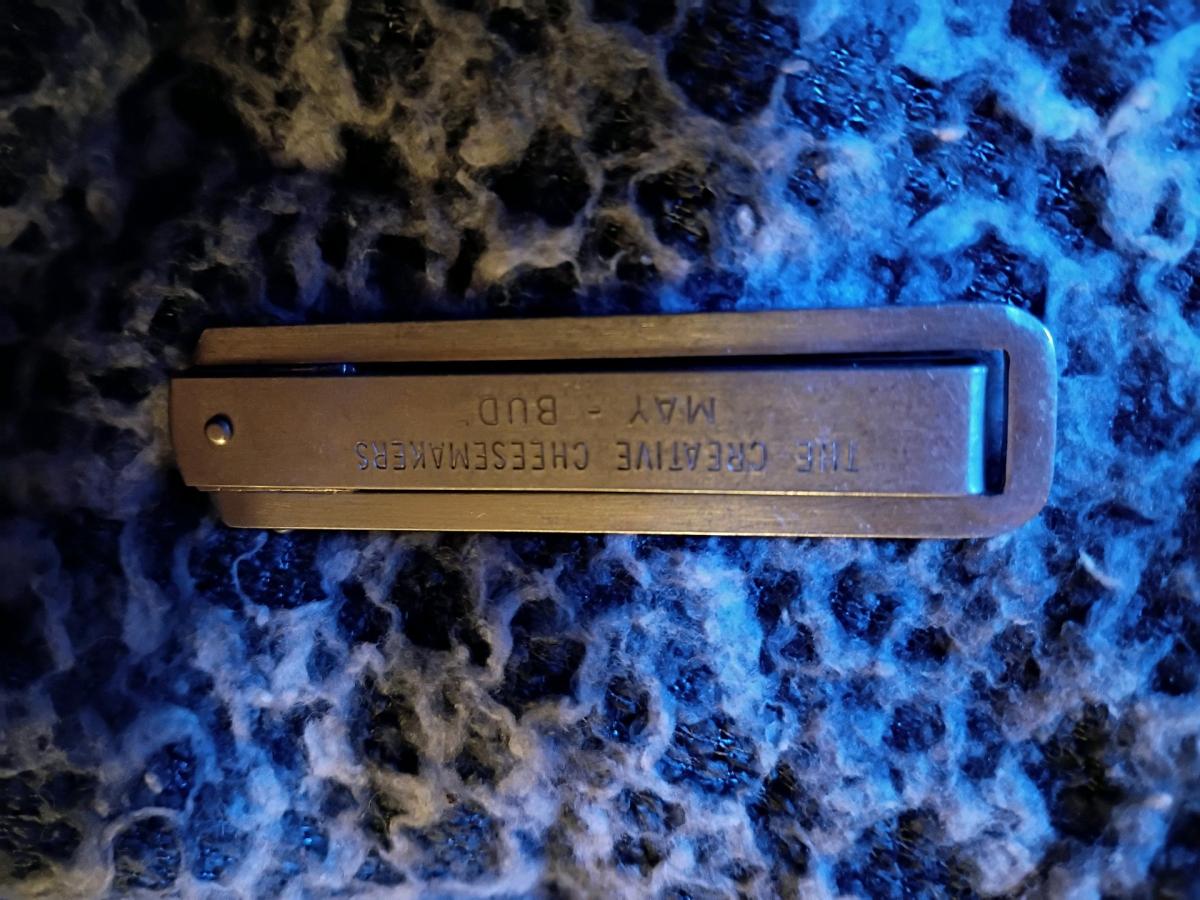 vintage cheesemakers trifold knife