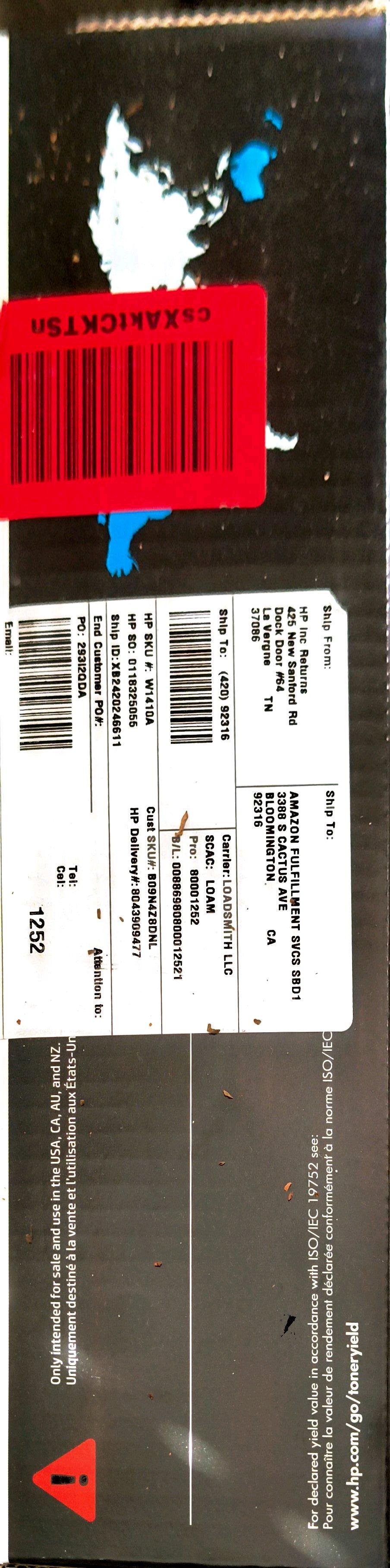 hp toner 141a