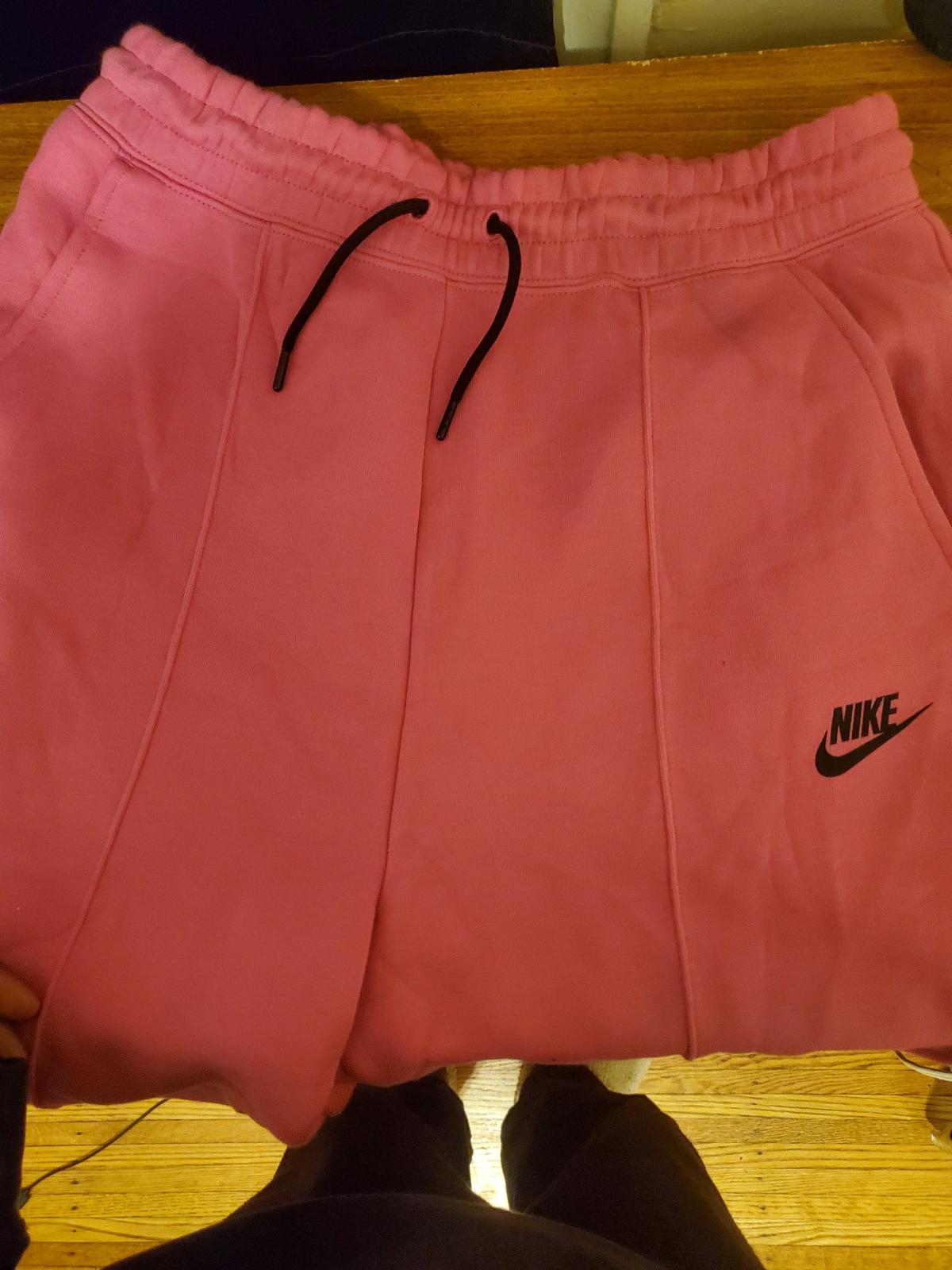 Pink Nike tech pants XL