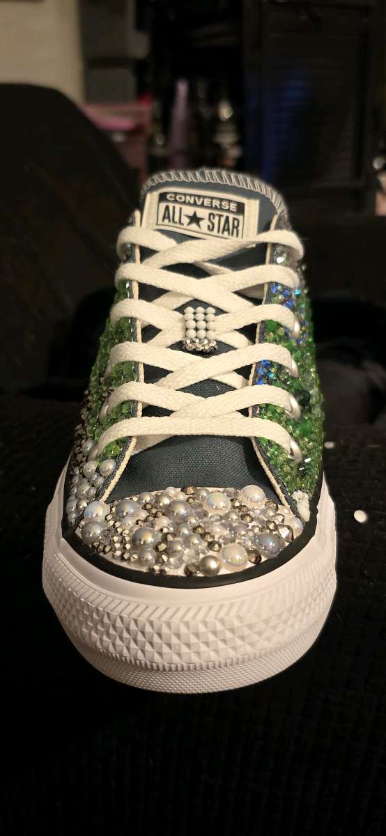 custom rhinestone sneakers
