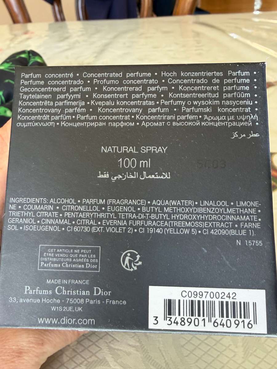 Dior Sauvage Elixir  100 mL  100 Authentic