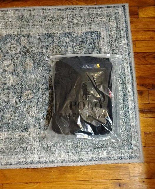 Polo Ralph Lauren Cable Knit Black Sweater Large NWT