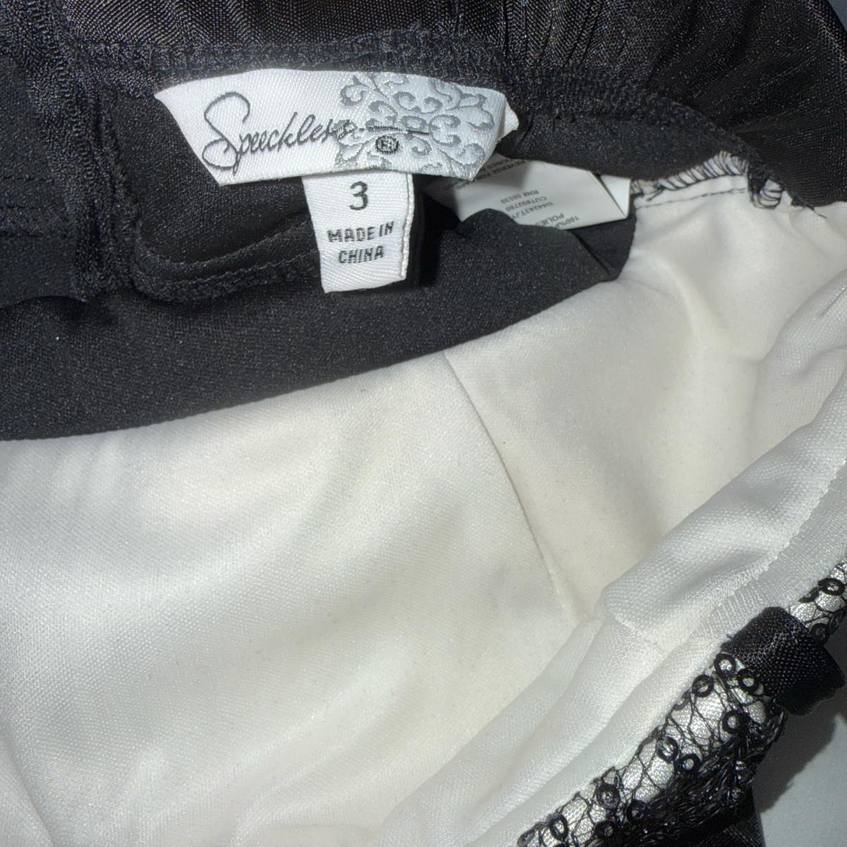 Black Satin Ruched Bodycon Mini Dress with Silver Lace Bust