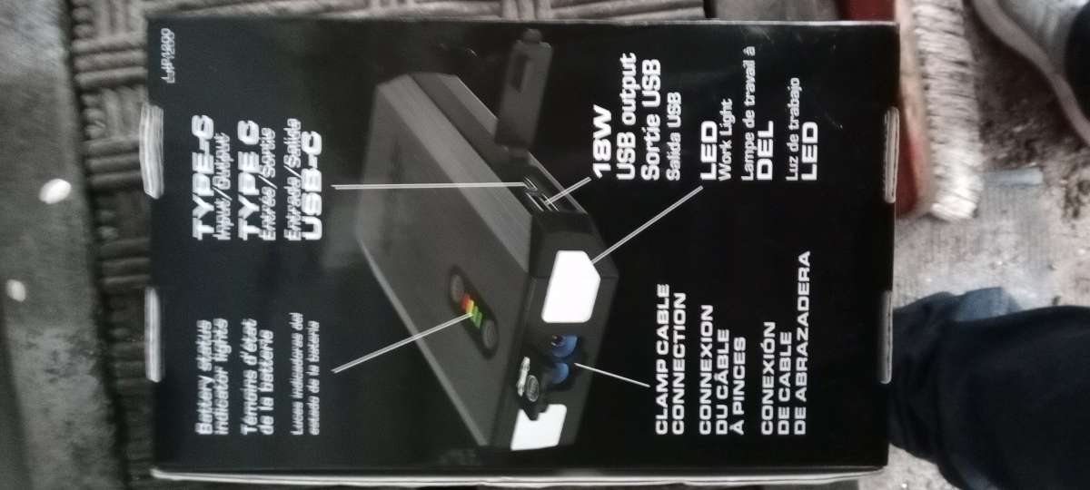 SUPER START 1200A JUMP STARTER POWER BANK