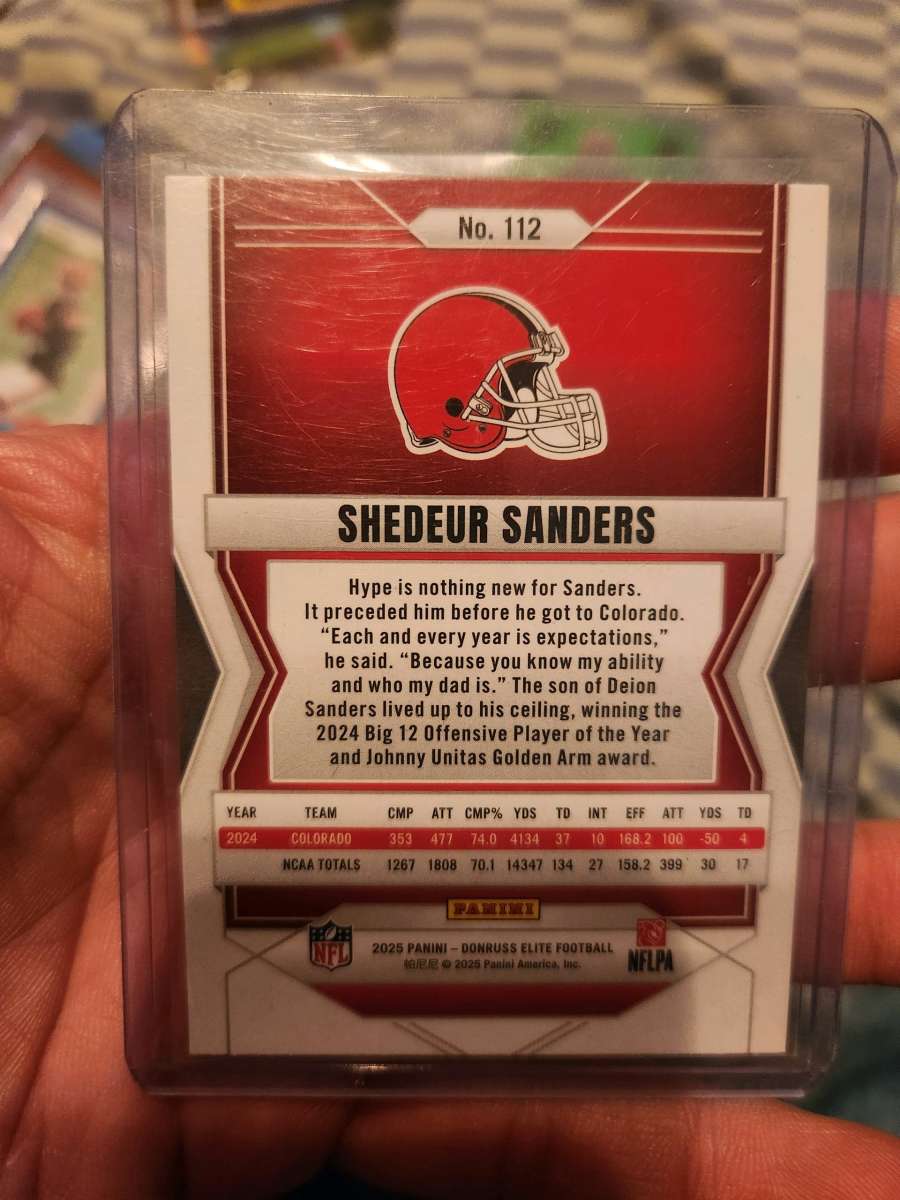 2025 Elite Shedeur Sanders RC