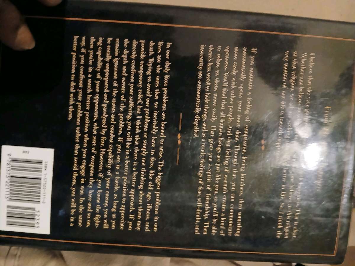 The art of happiness by his holiness  the Dalai lama