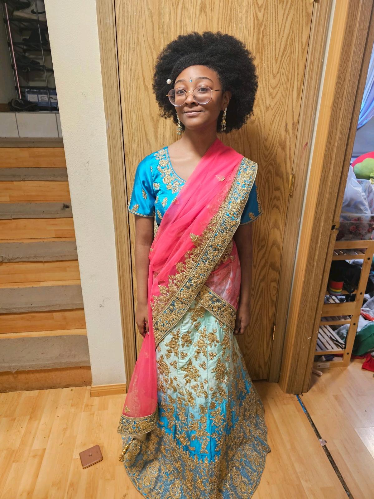 beautiful handmade saree