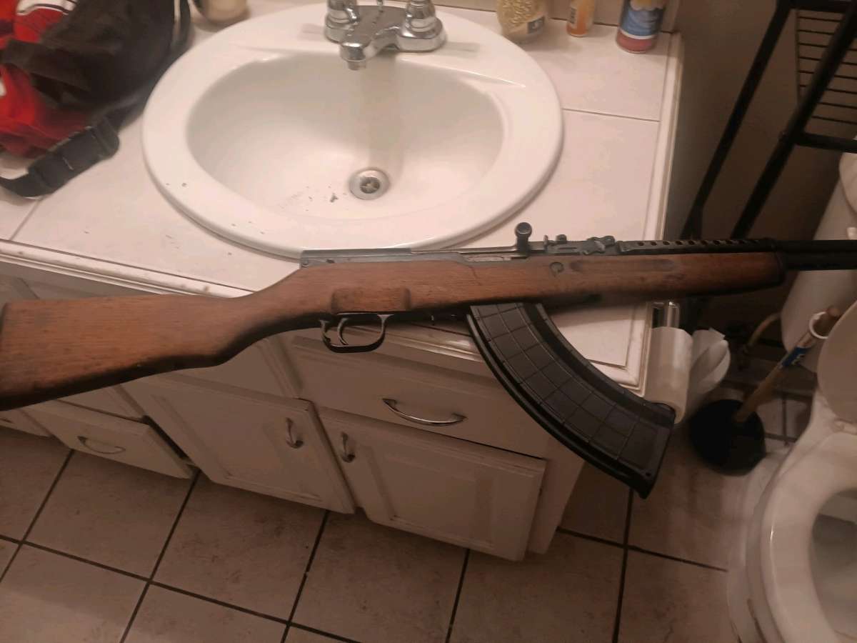 sks russian rifle  all original except for the clip