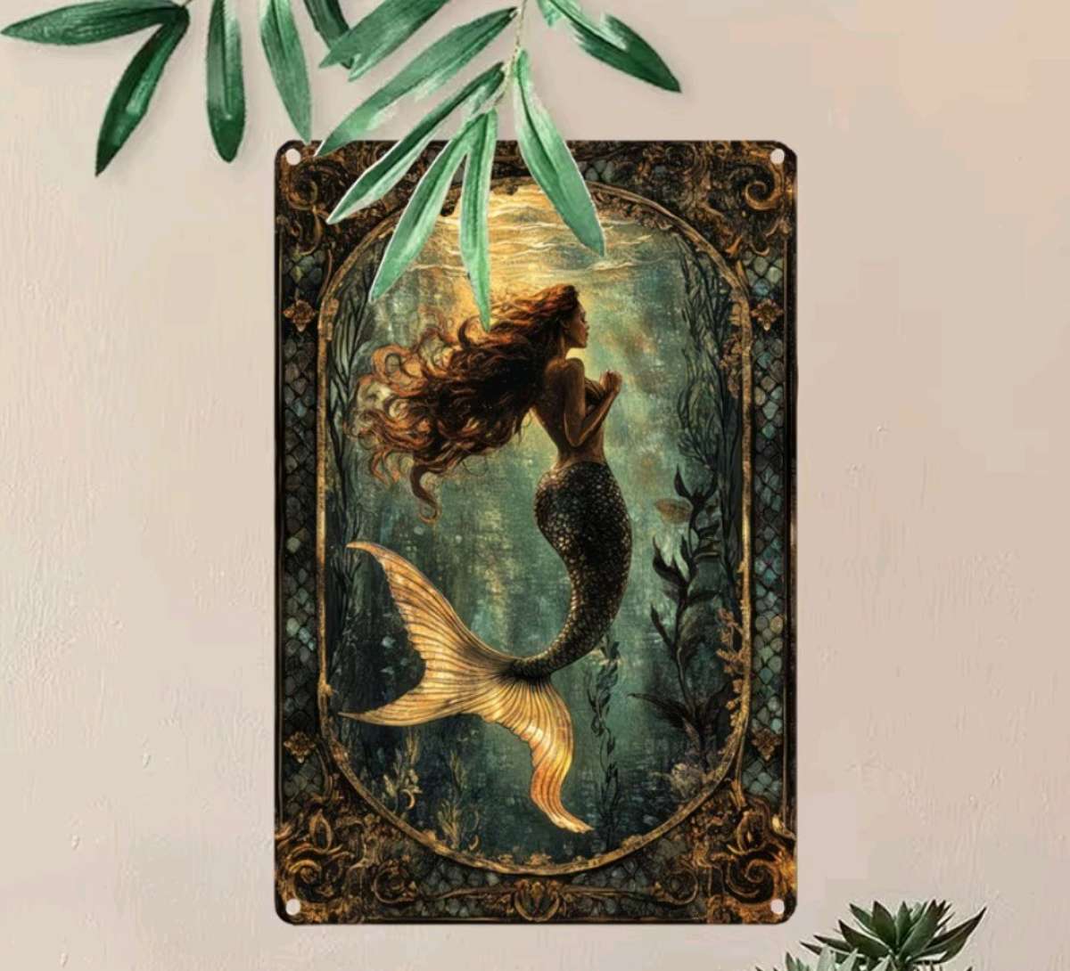 Mermaid Metal all Decor