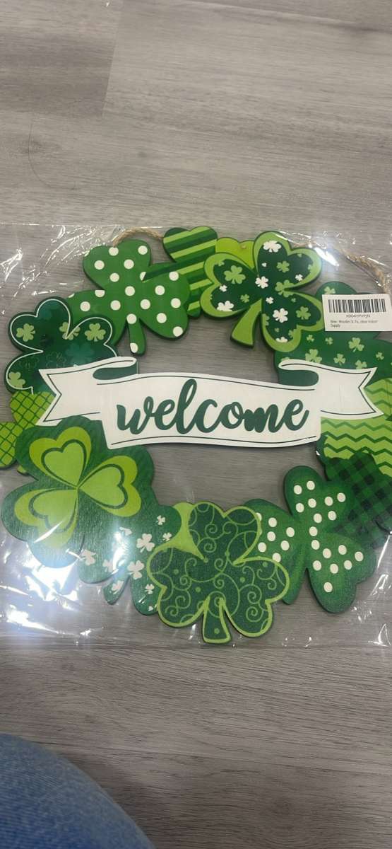 Wooden St Patricks Day Decoration
