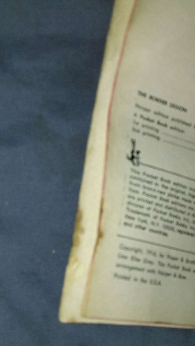 zane grey the botder legion