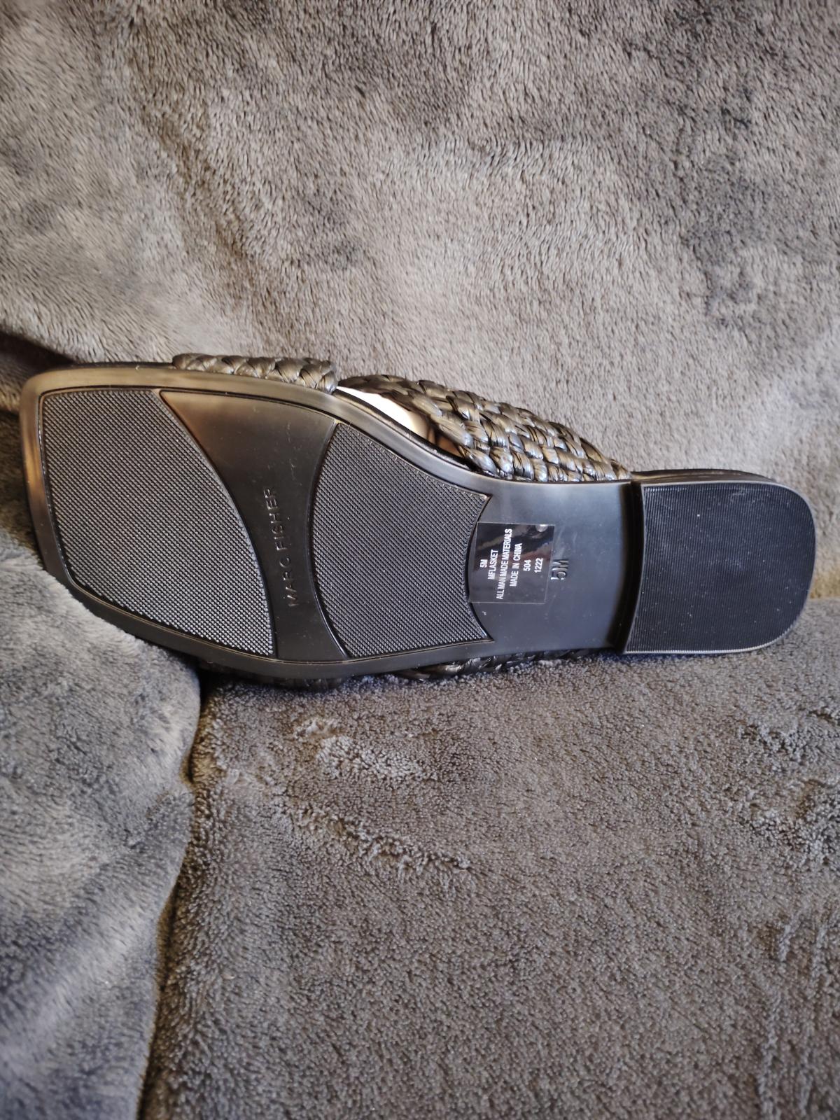 Marc Fisher Women's Lasket Sandal, Black 001, 5 M