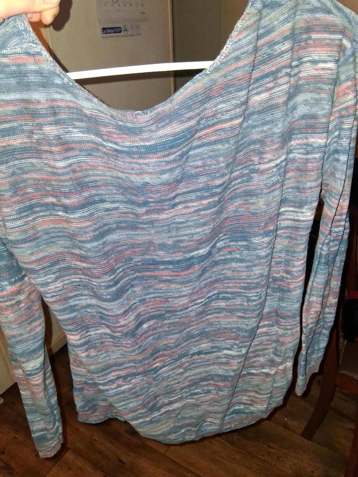 Womens maurices purple and blue top