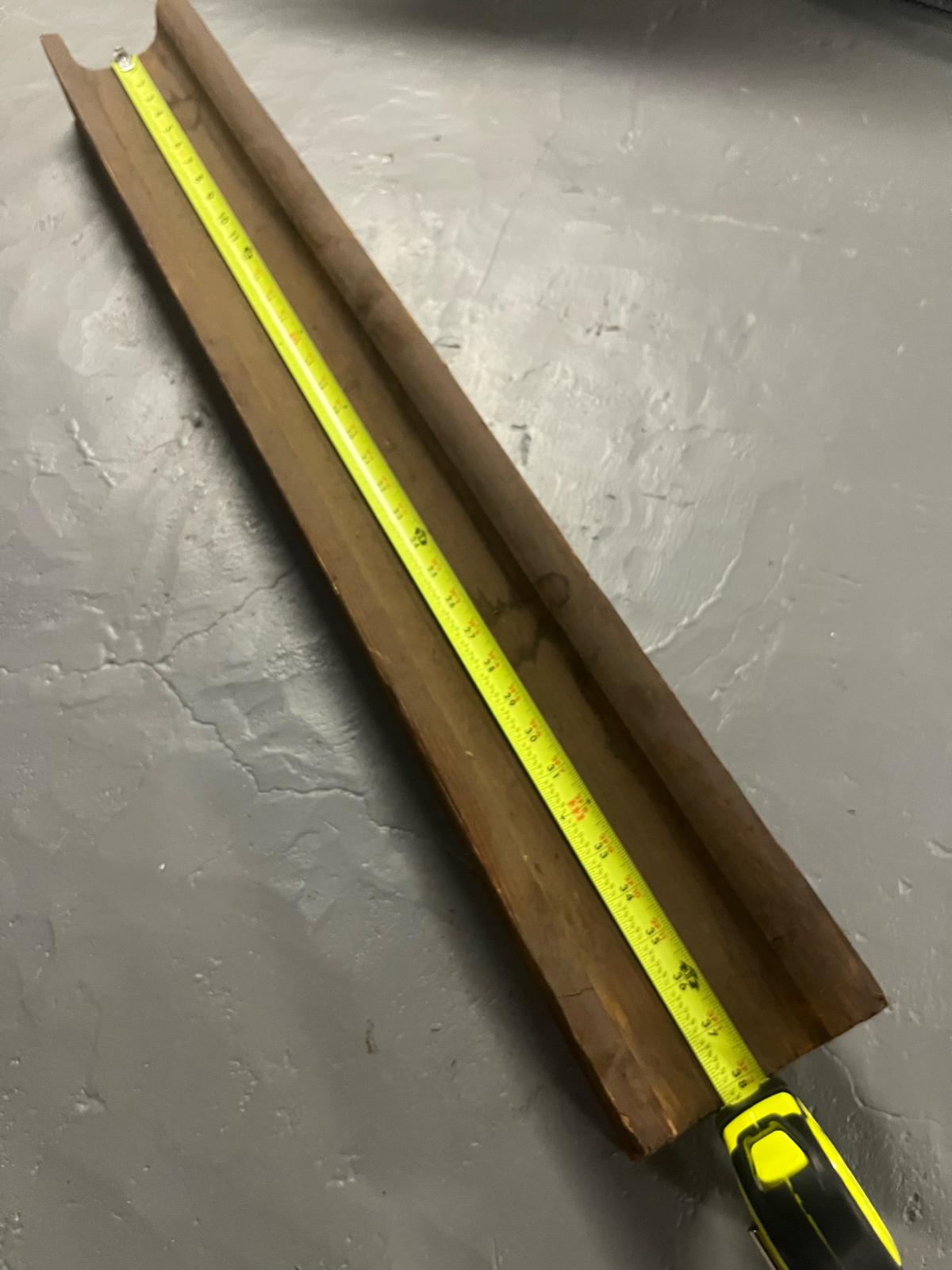 3FT Wooden Gutter  unused  see details below for more inform