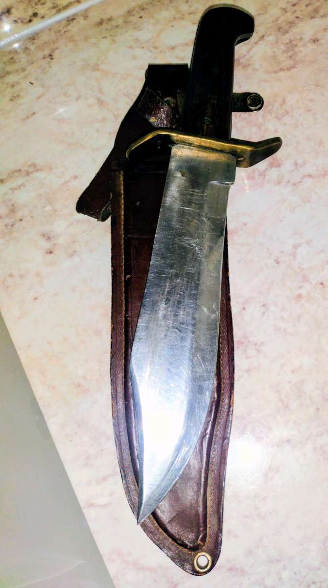 10 in Bowie machete from Pakistan