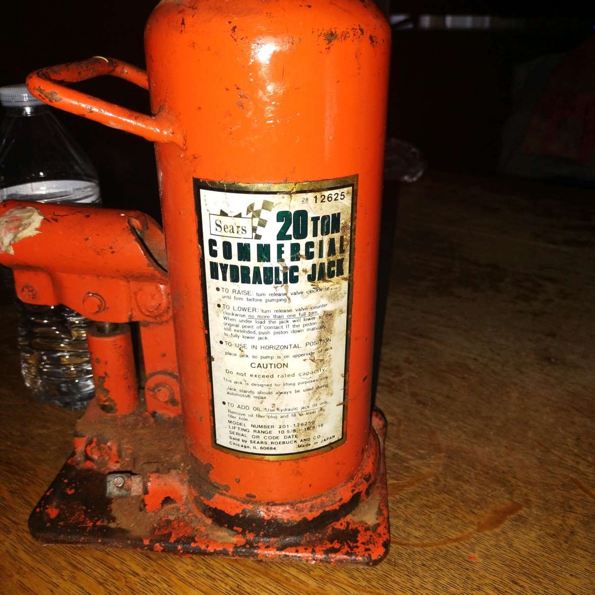 Sears 20 ton commercial bottle jack