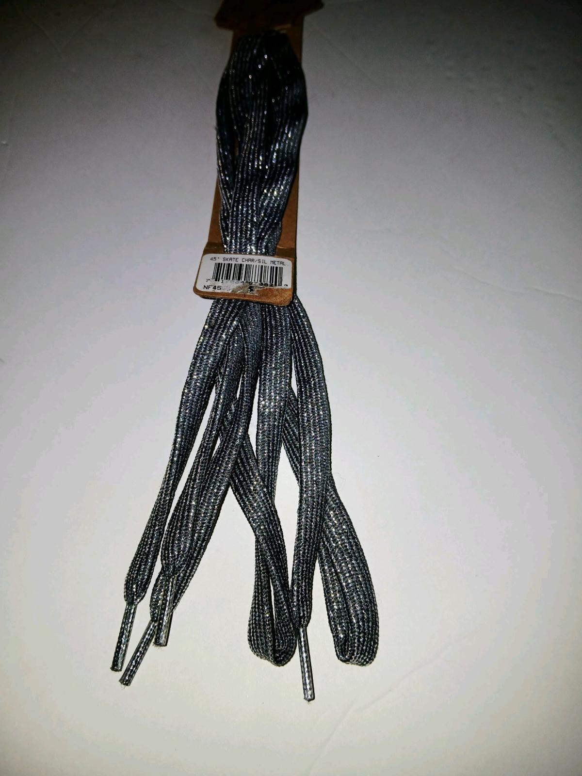 Nike silver shoe strings