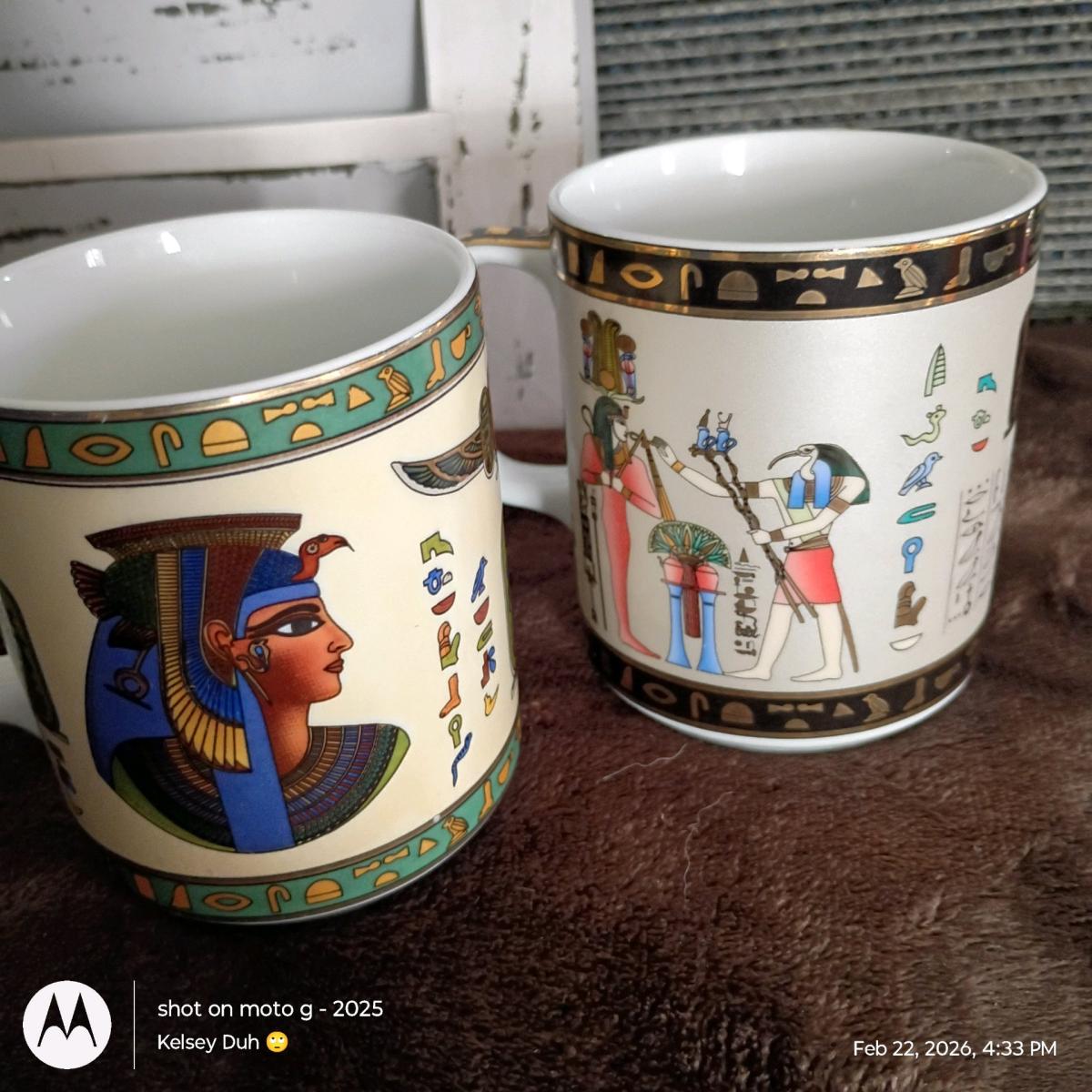 Egyptian coffee mugs