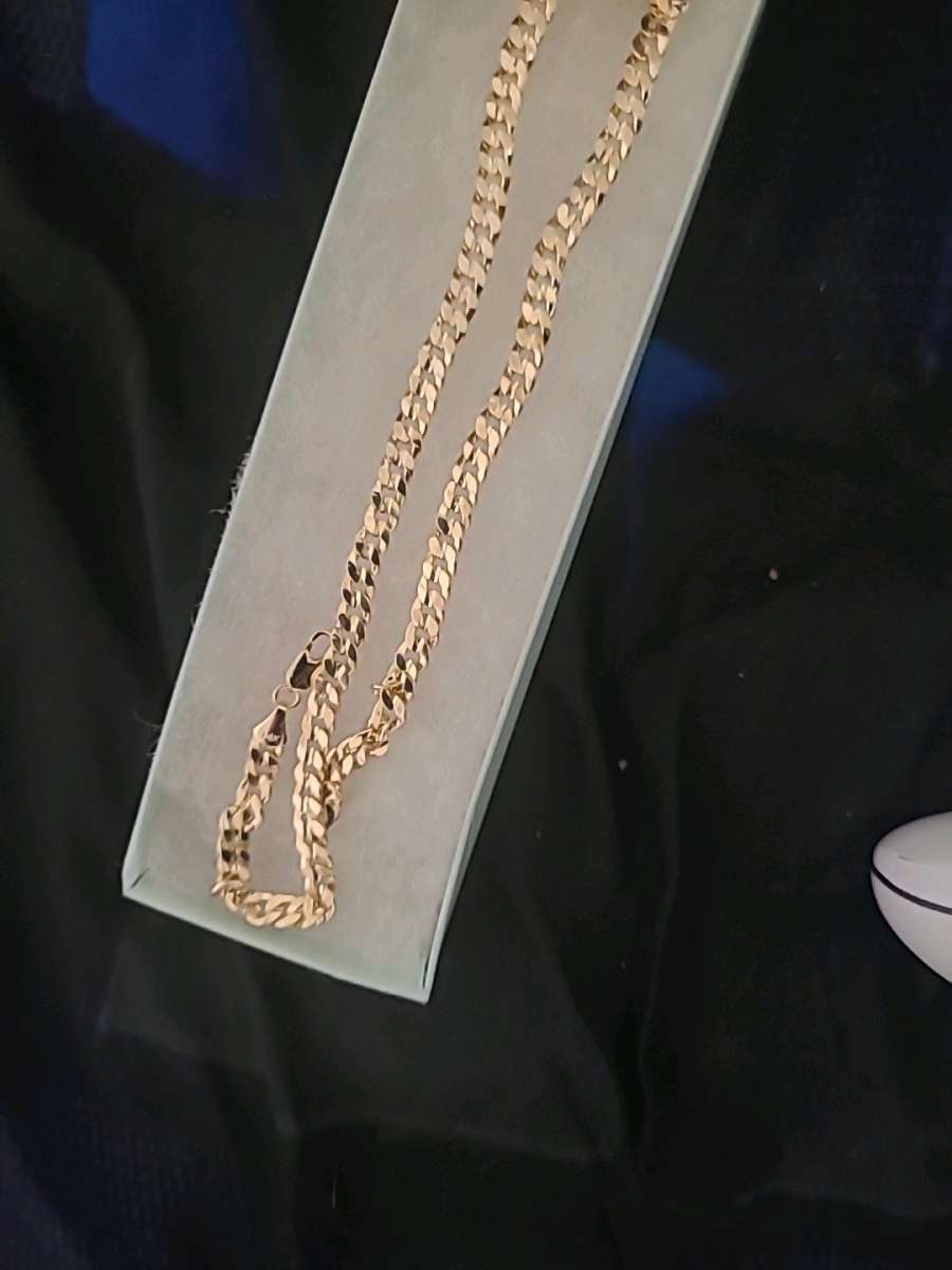 14k 4mm Mariner necklace