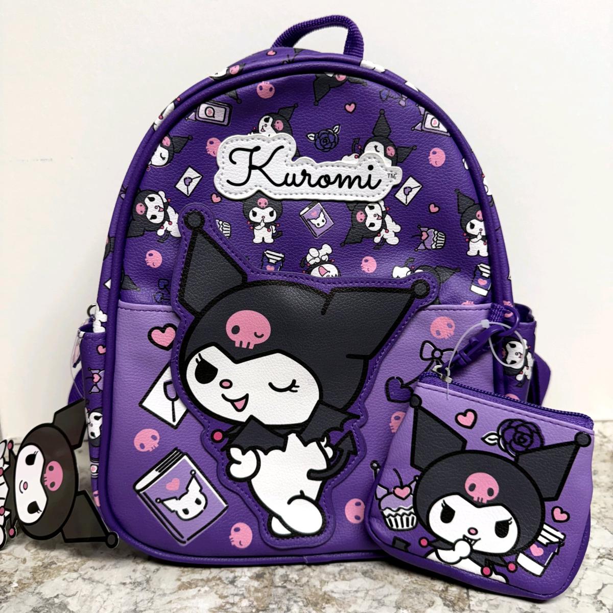 Kuromi hello Kitty friends 10 inch backpack