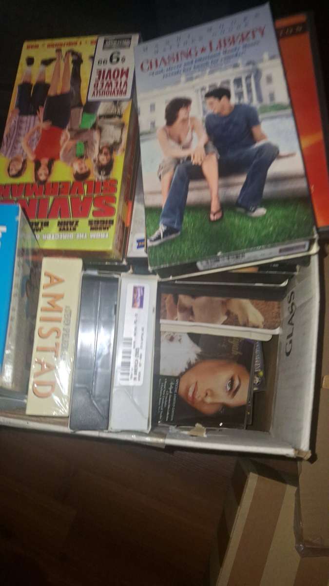 VHS and DVDs