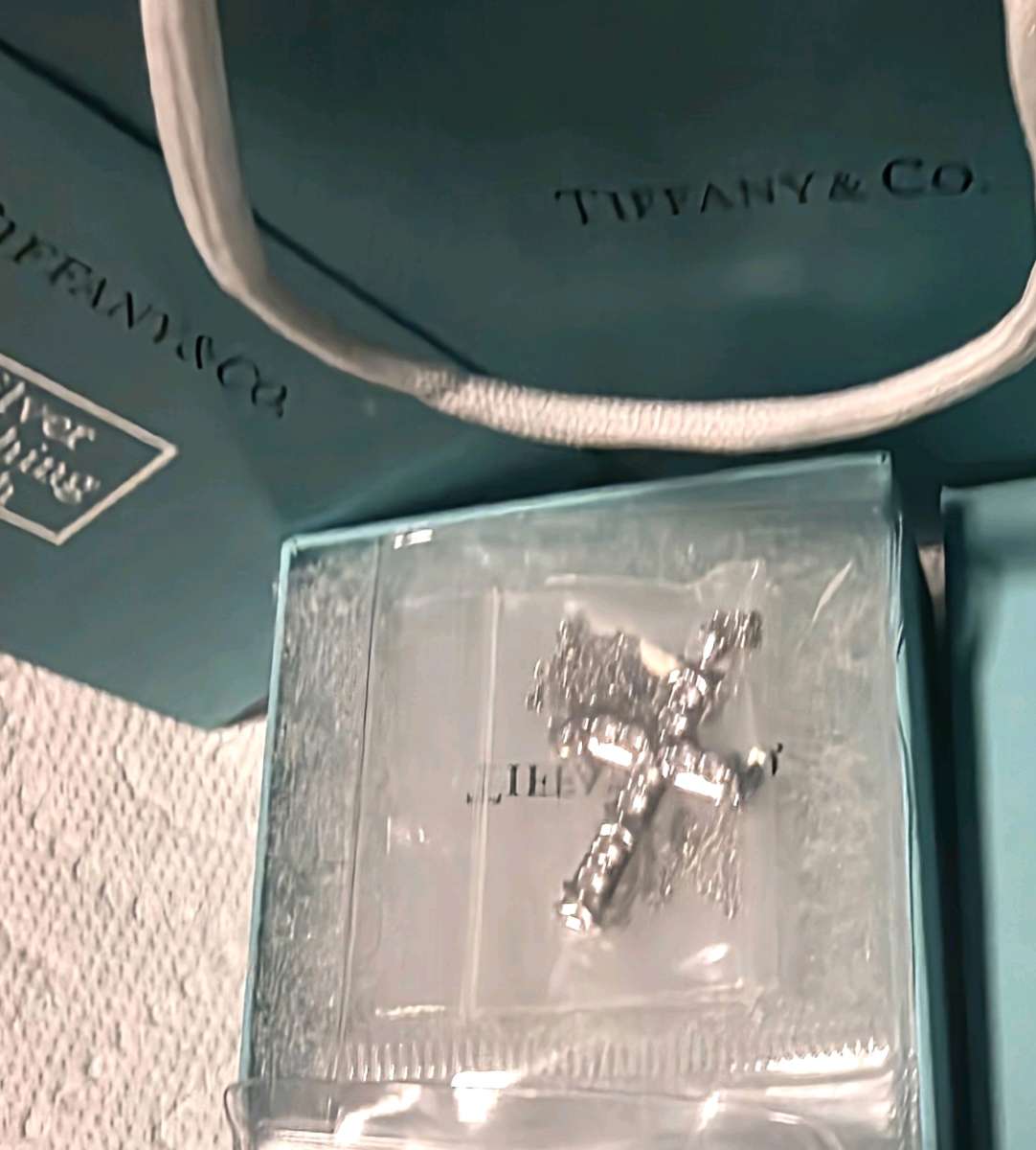 Sixteen Stone by TiffanyCross Pendant in Platinum and Yellow