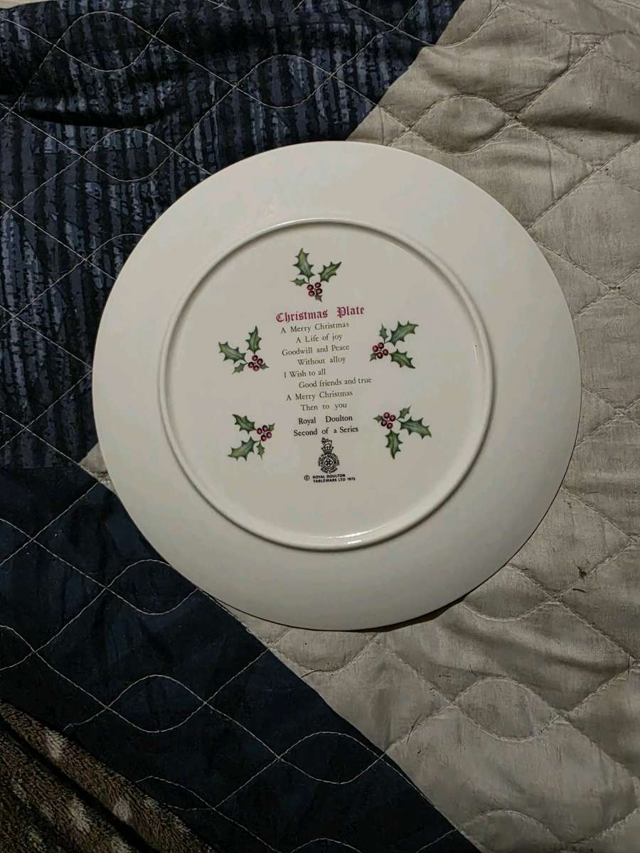 1978 Christmas plate