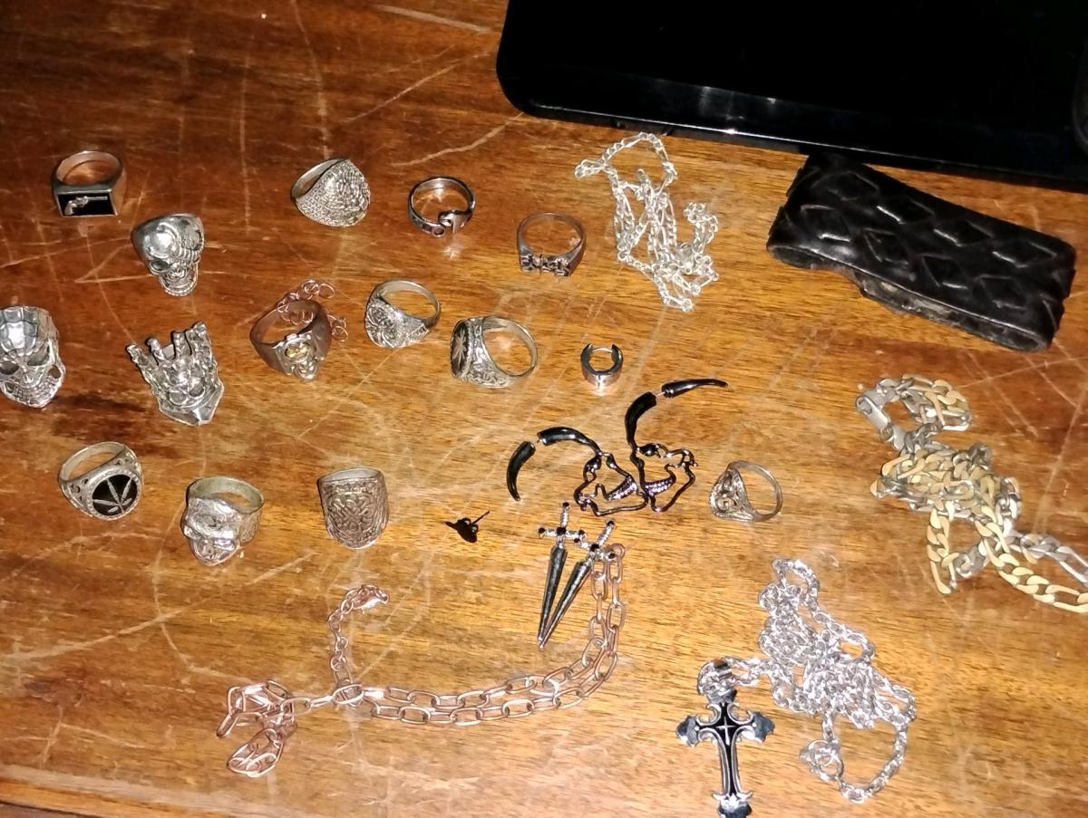 mens jewelry lot