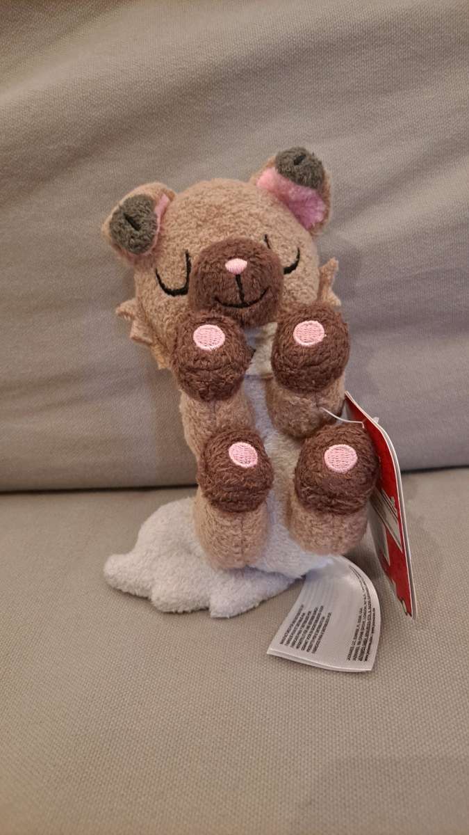 Jazwares Sleeping Rockruff Pokmon Plush 2024