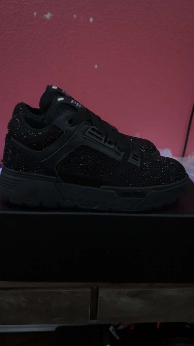 Black amiri ma1 crystal