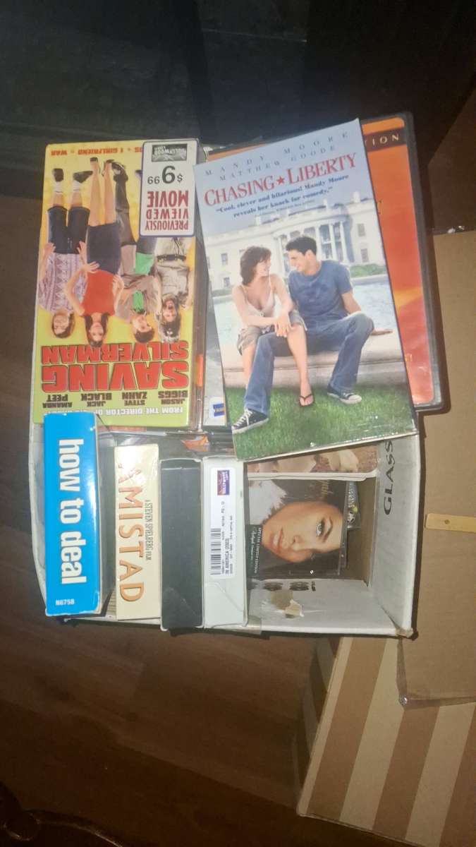 VHS and DVDs