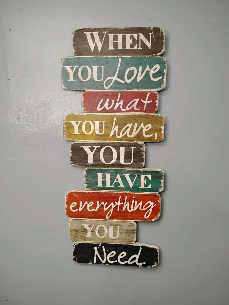 Wooden Wall Sign
