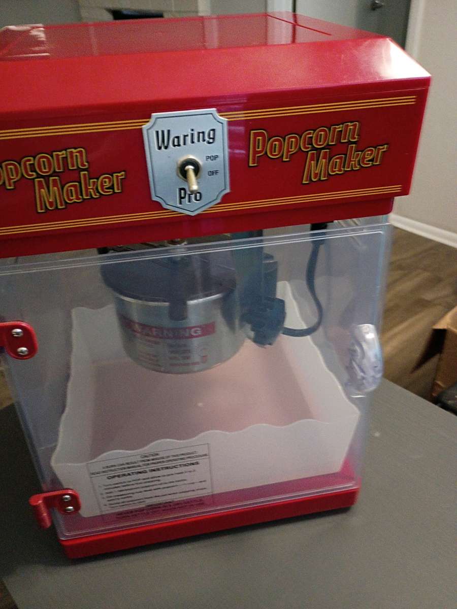 Waring pro popcorn maker