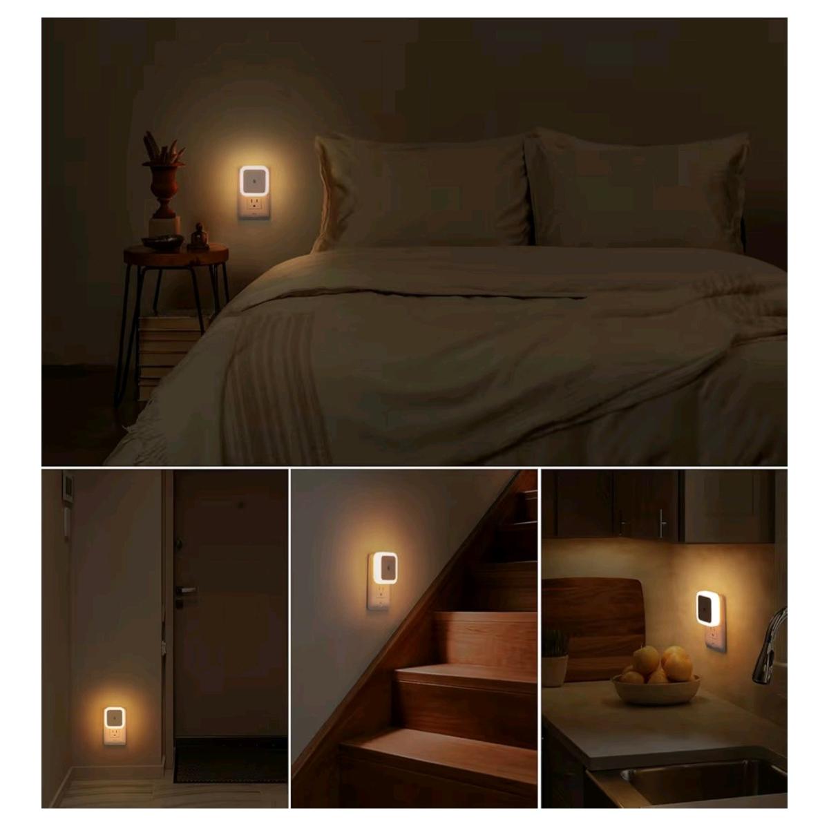 8 pieces LED NIGHT LIGHTS