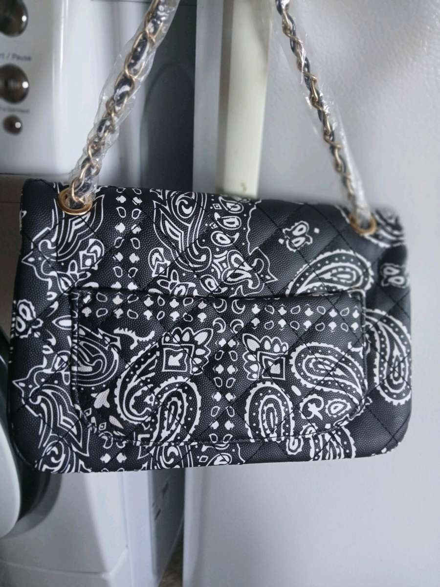 Paisley print handbag