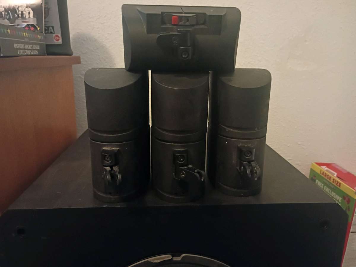4PC  Bose Jewel Cube Direct Reflecting Series II Speakers Bl