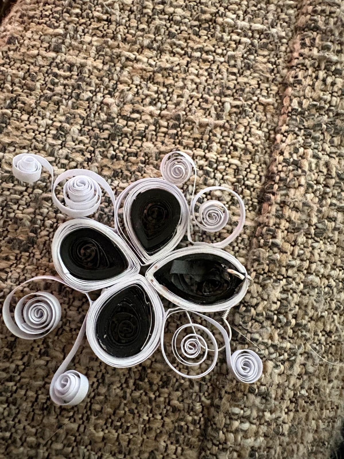 quilling earring cards and earrings keychain