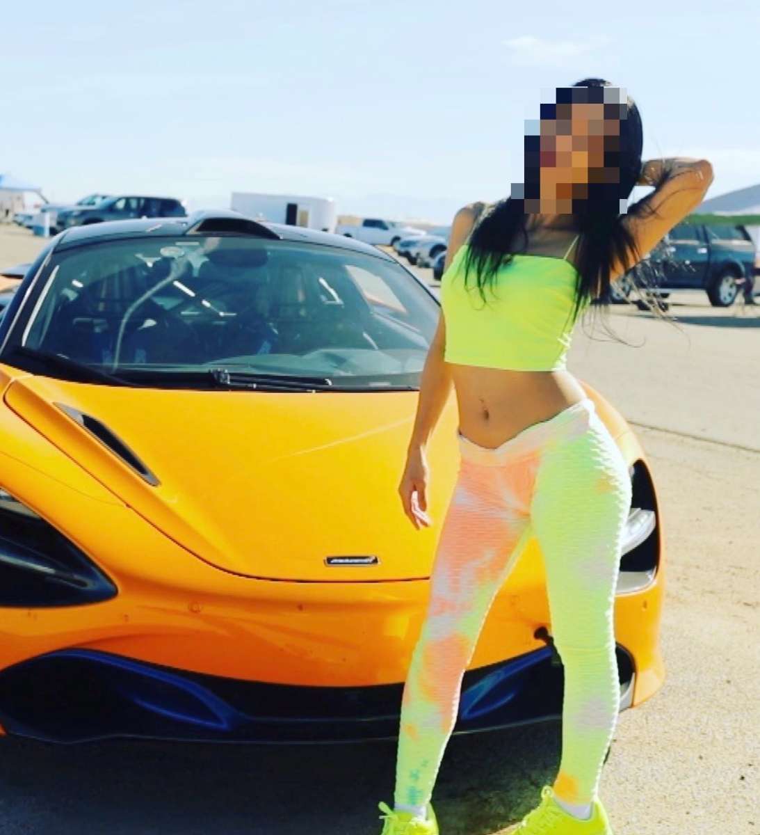 Neon TieDye Textured Leggings  Neon Green Tank Top Set  Fest