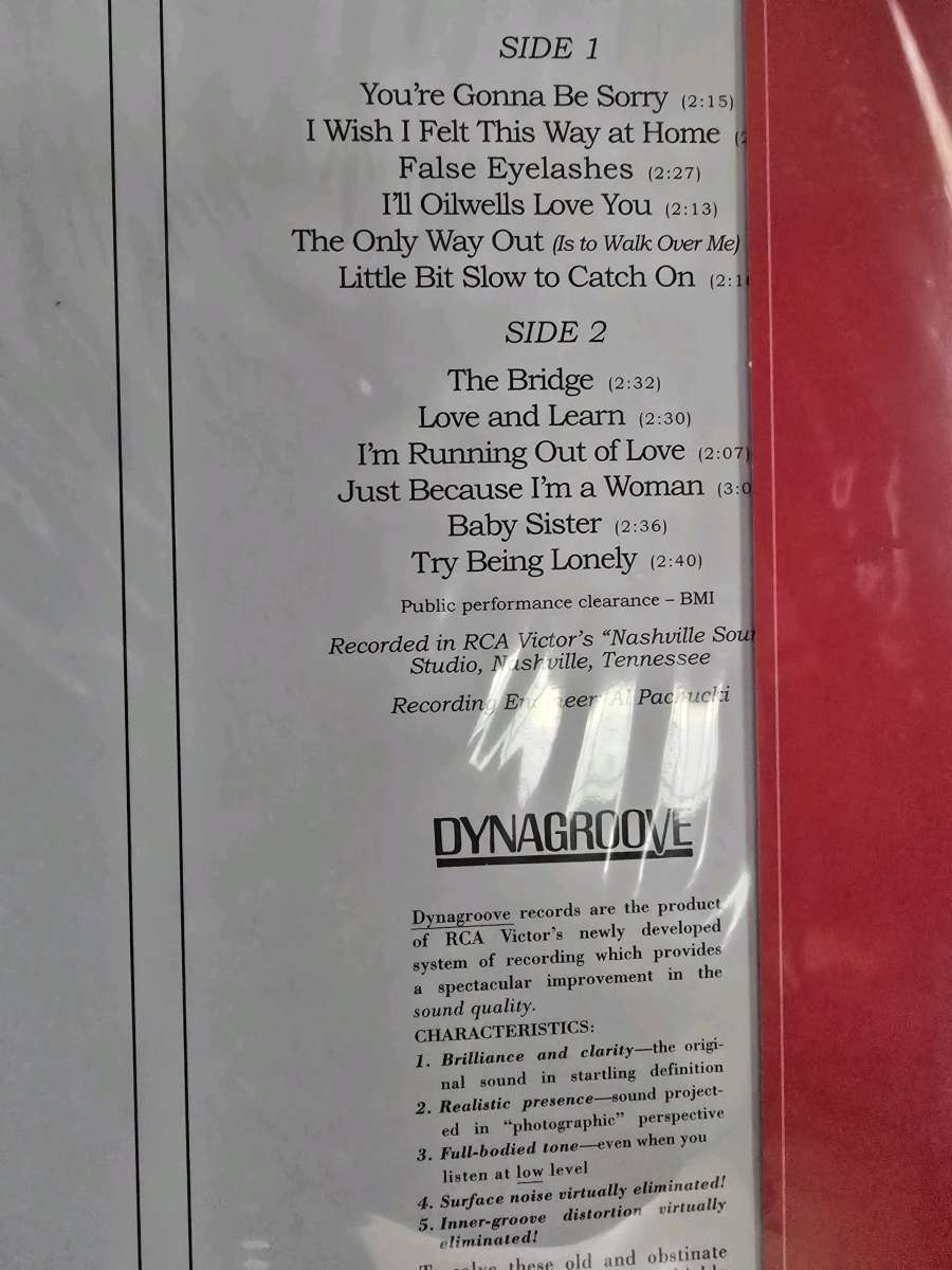 Dolly Parton Just Because Im A Woman Vinyl LP