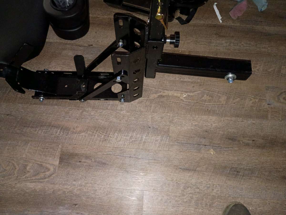 tow hitch mounted dirt bike carrier