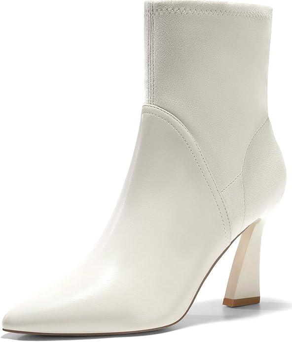 Coutgo Pointed Toe High Heel Ankle Boots size 9 1/2