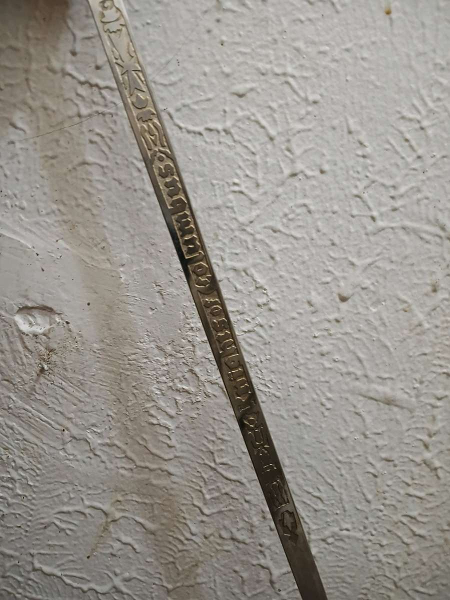 Decorative sword SIR KNIGHT JOHN A REGO POPE JOHN XXIII