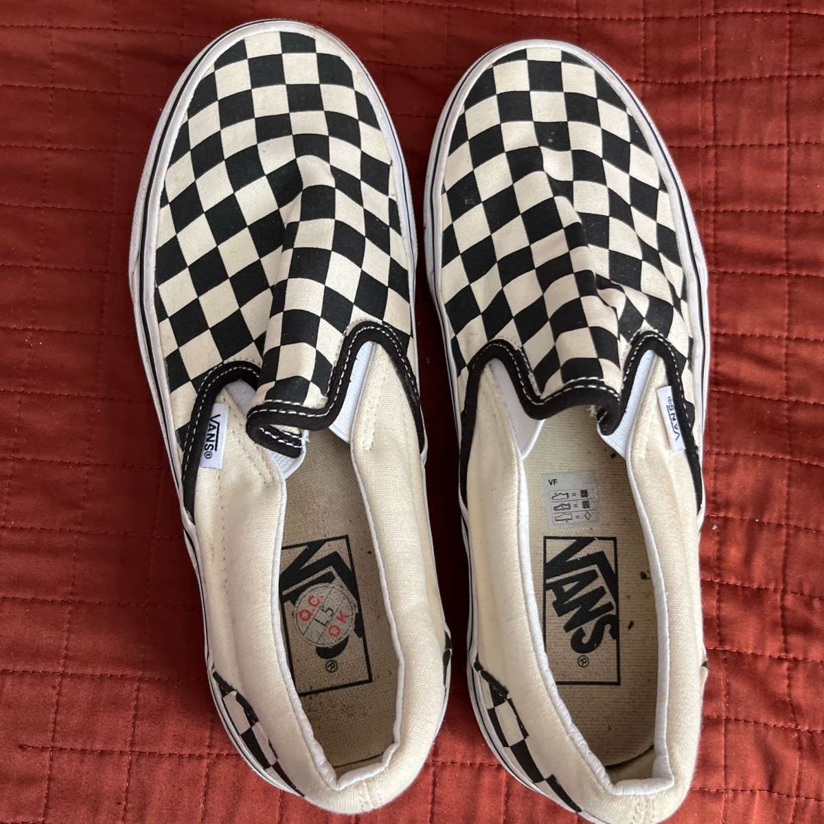 black white vans