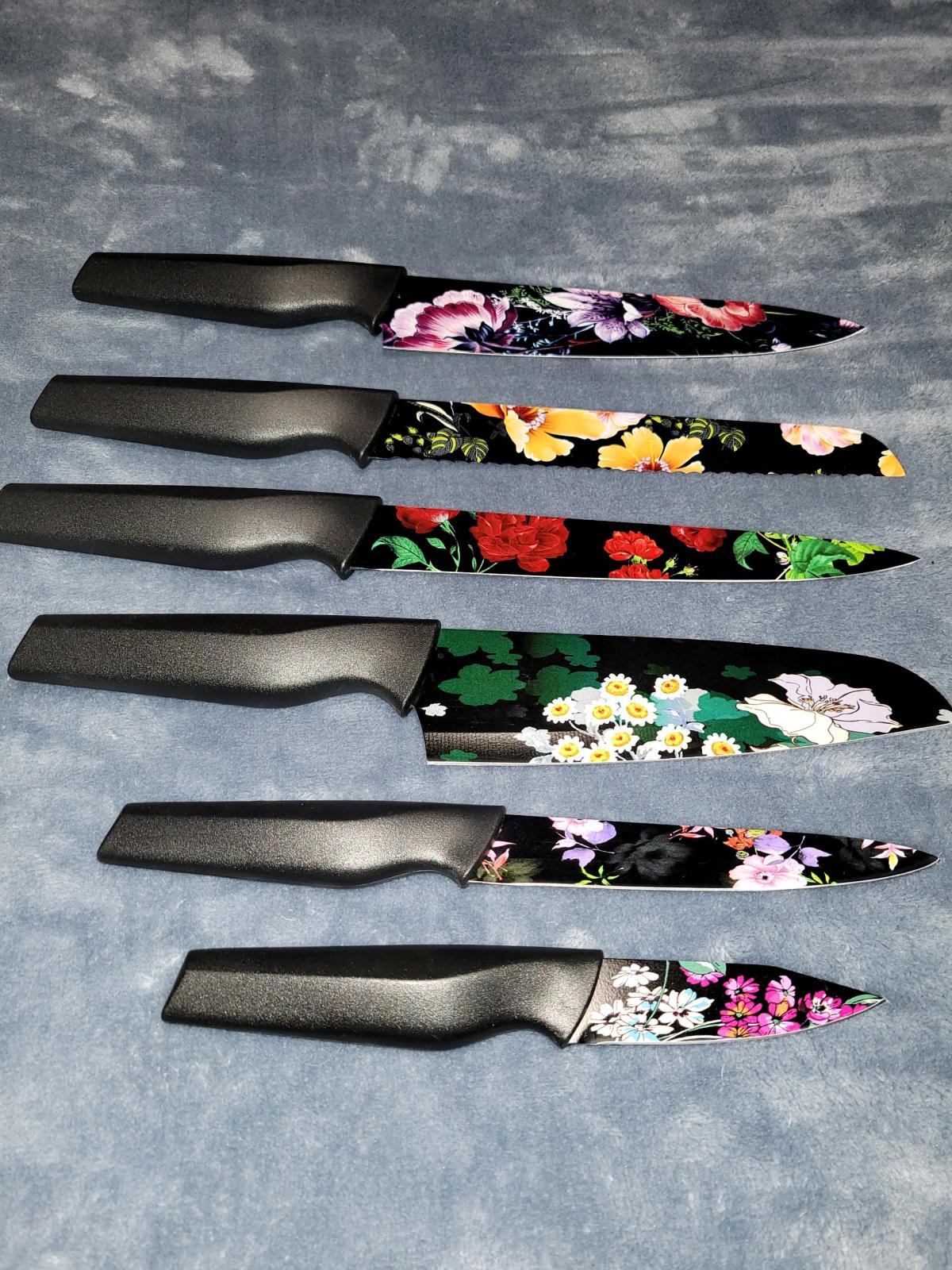 6 piece German high carbon stainless steel flower decorative