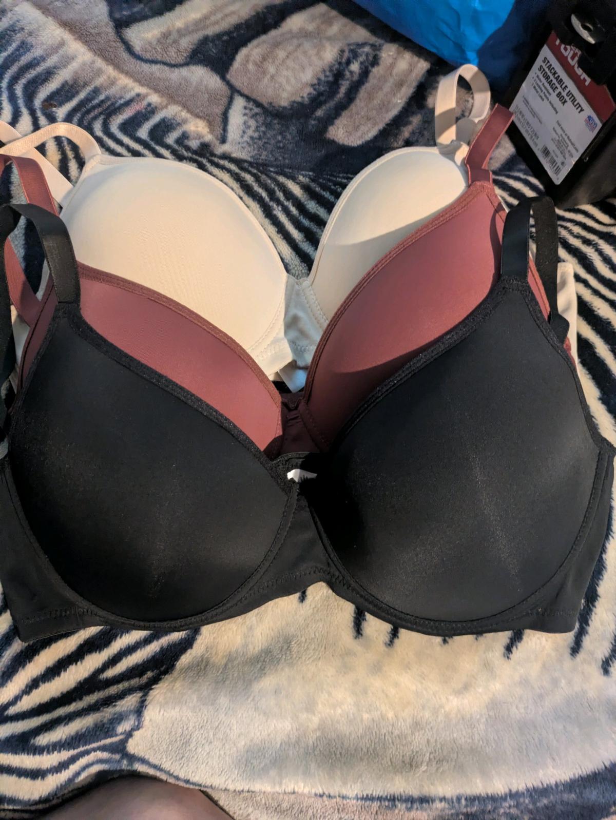 9 multicolored variety Bras 38 D or 85 D
